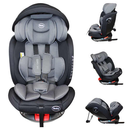 Autoasiento Reclinable Giro 360° Desde 0 A 36 Kg
