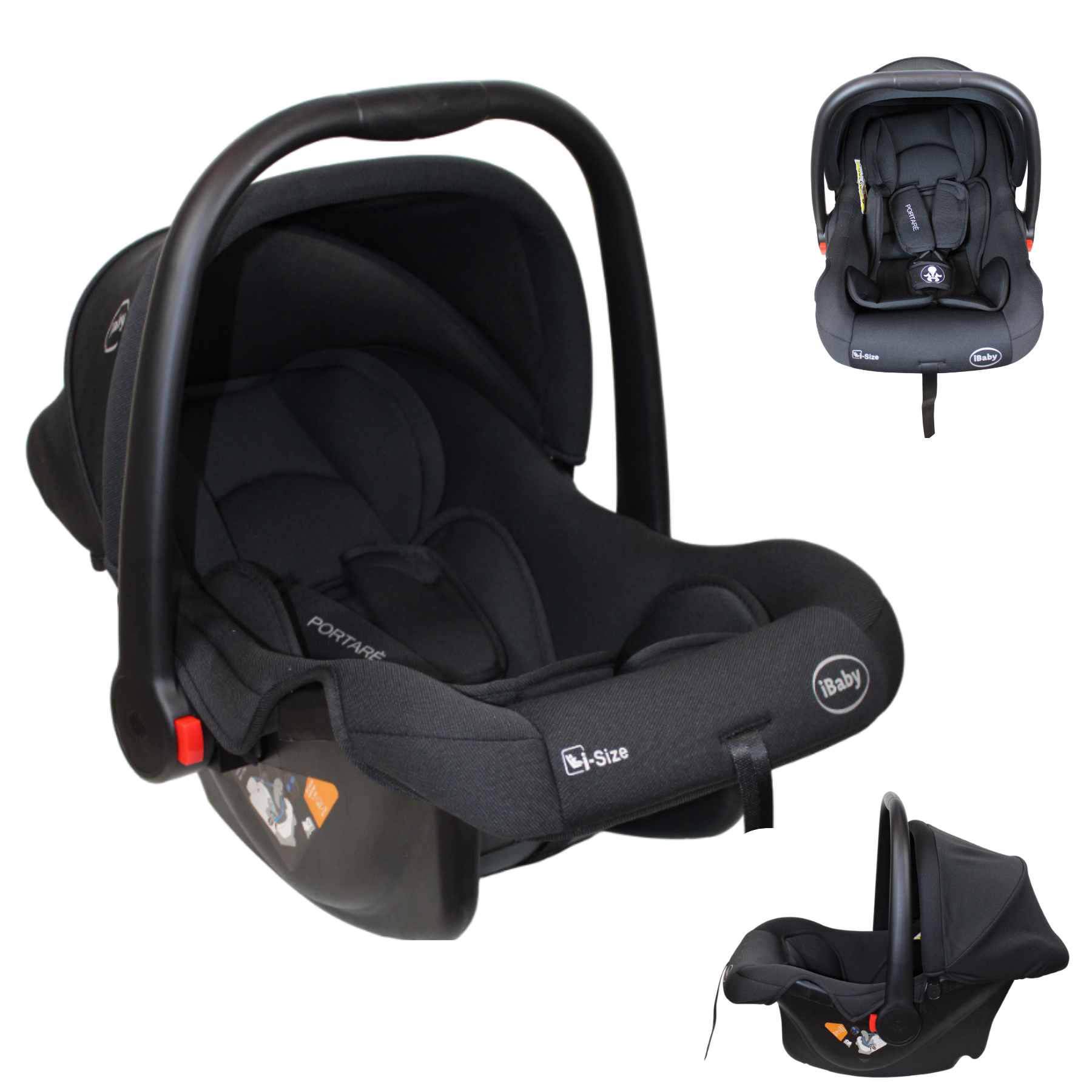 Autoasiento Porta Bebés Grupo 0+ Portaré Ibaby 3 En 1 Portaré Gris