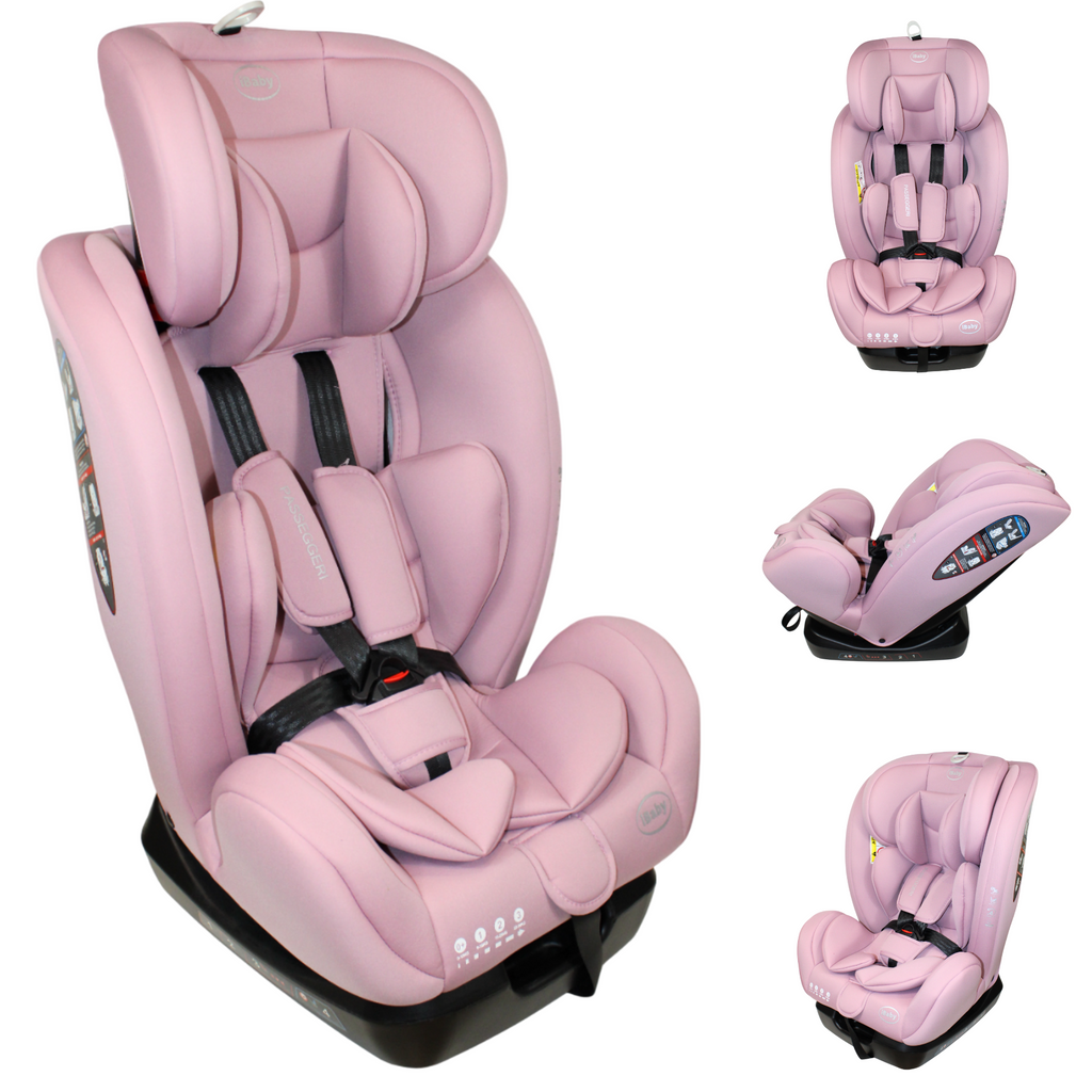 Autoasiento Reclinable Desde 0 A 36 Kg Passegeri Ibaby Rosa Passegeri