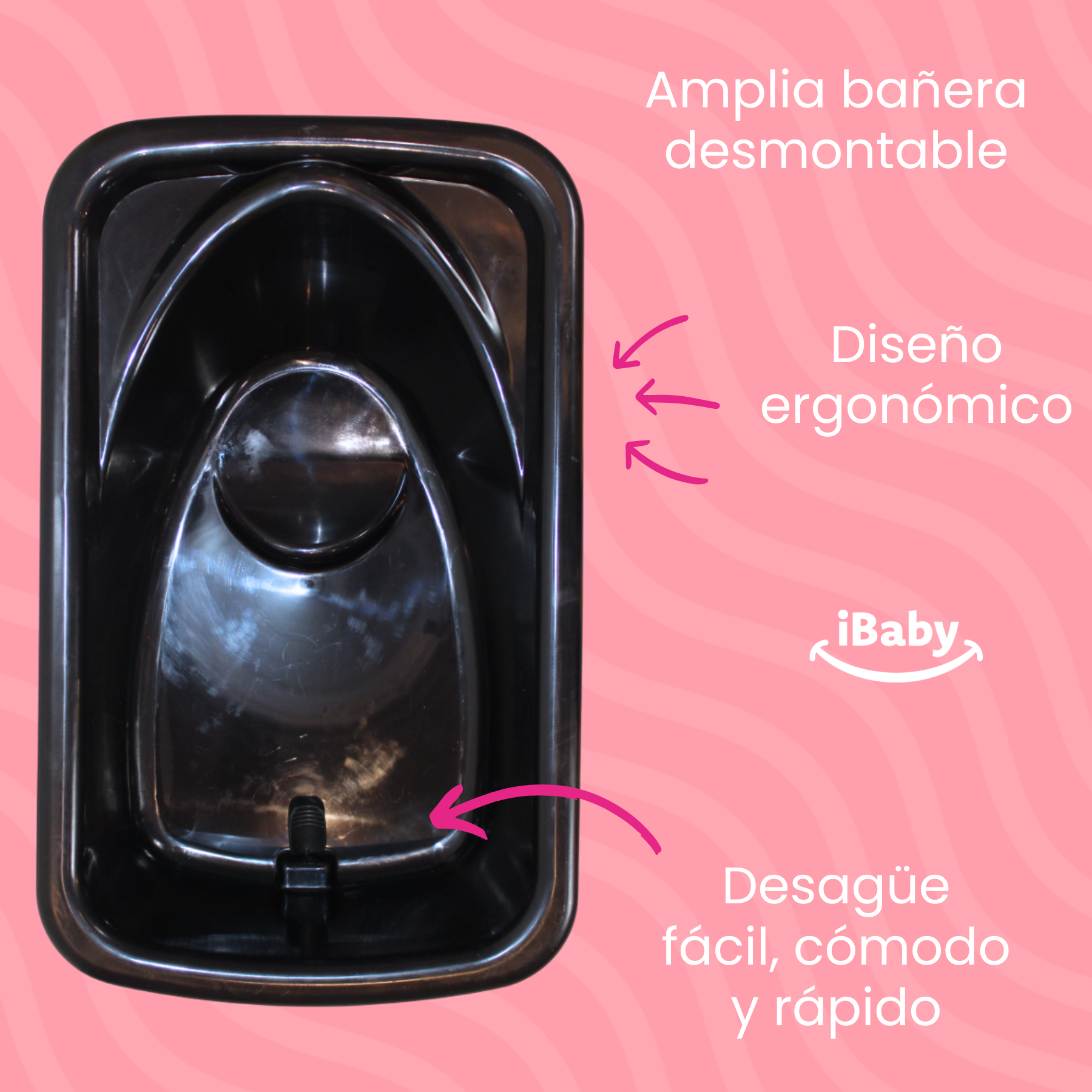 Bañera Para Bebé Plegable Con Cambiador