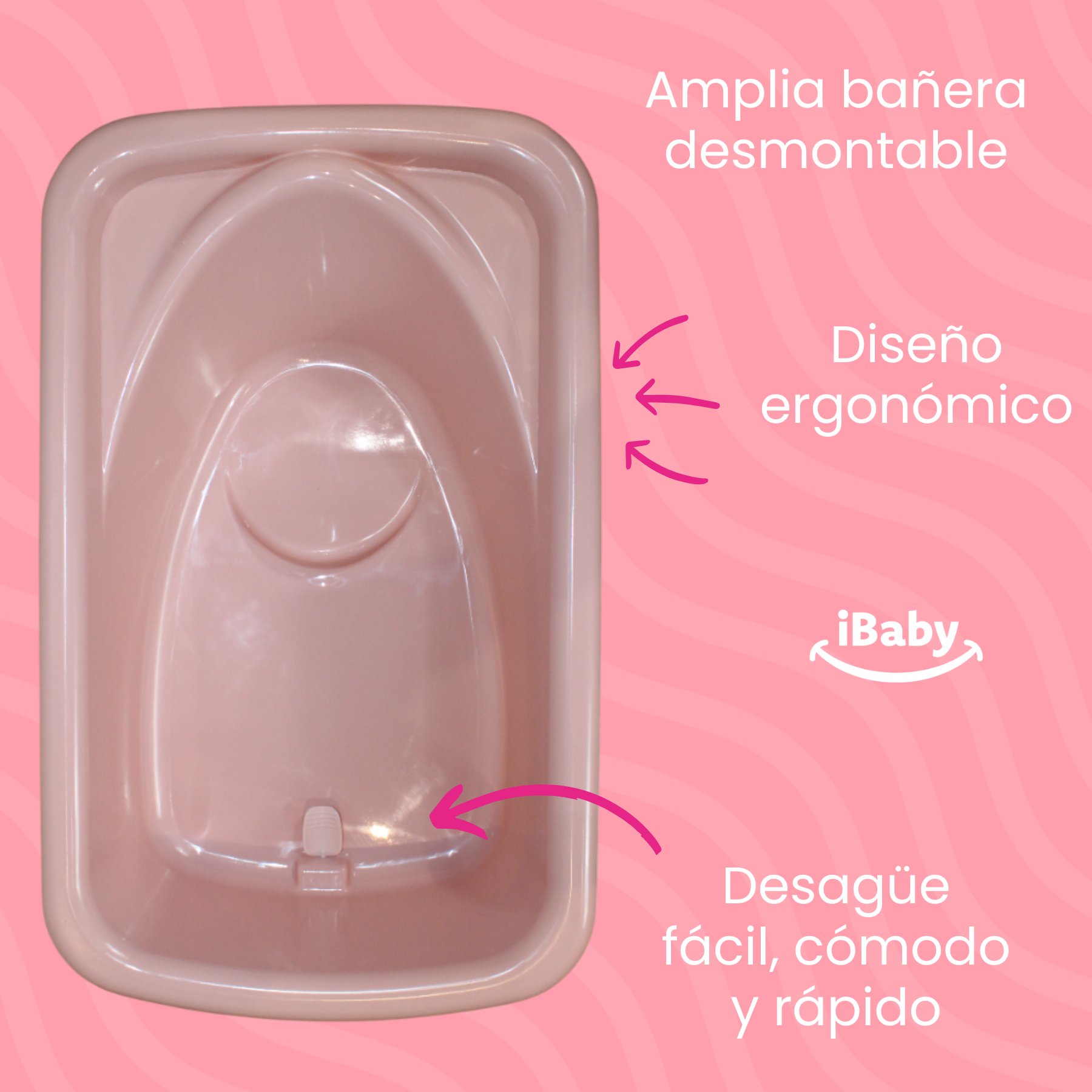 Bañera Para Bebé Plegable Con Cambiador